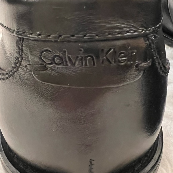 Men's Black Calvin Klein Loafers - Picture 3 of 3